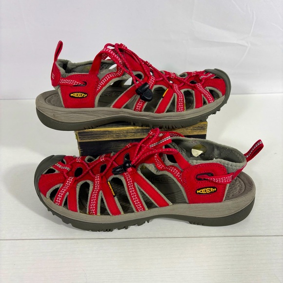 Keen Red and Gray Hiking Sandals Size 10 - Picture 1 of 6